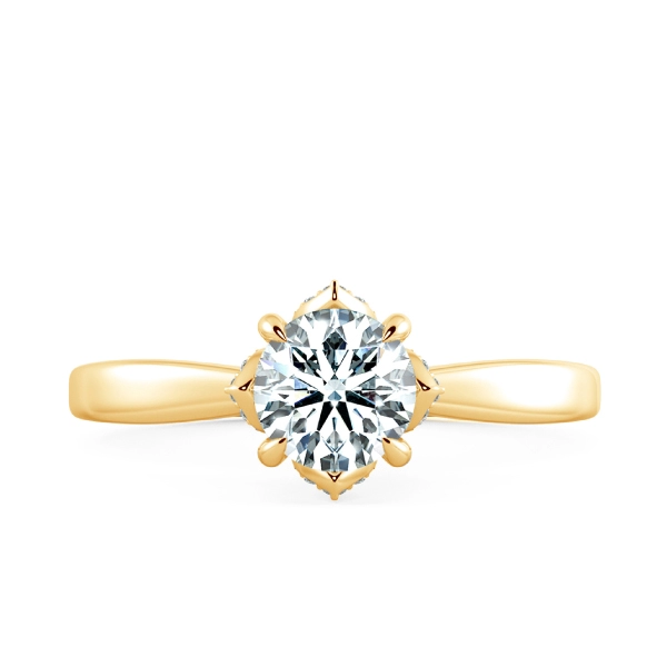 Nhẫn Cầu Hôn Kim Cương Little Lotus NCH9922 2